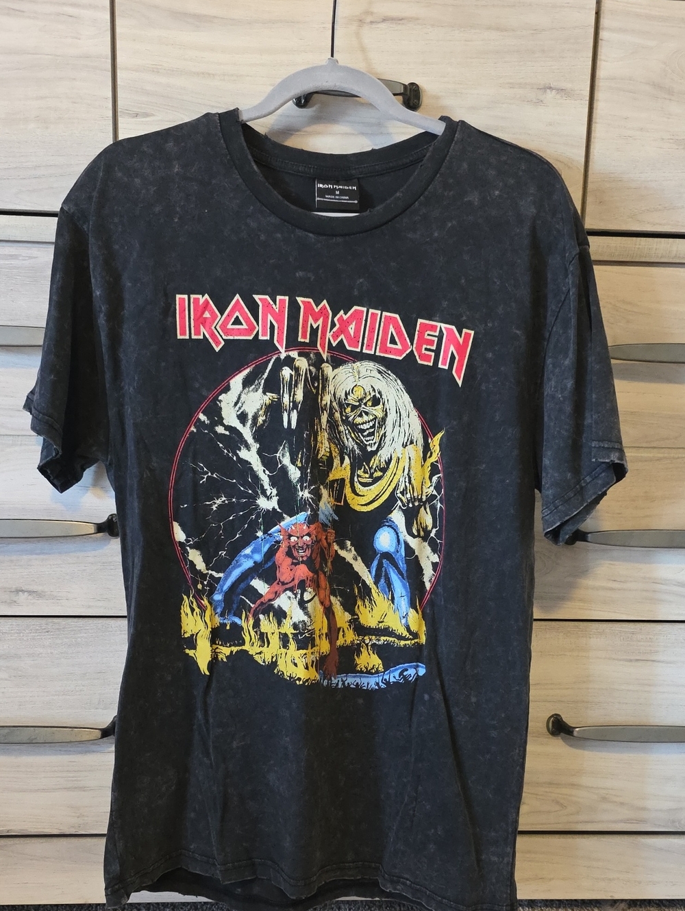 Mens Iron Maiden Band T‑Shirt